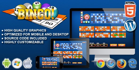 Bingo! - HTML5 Gambling Game