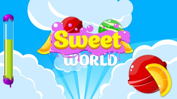 Sweet world - HTML5 game. Construct2 (.capx) + mobile